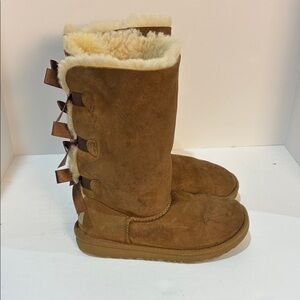 UGG Chestnut Bailey Bow Boots